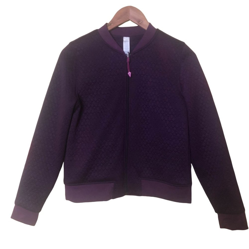 Ivivva by Lululemon Reversible Purple Quilted Jacket Girls size 14